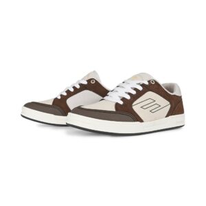Emerica Heritic Skate Shoes - Brown/Tan