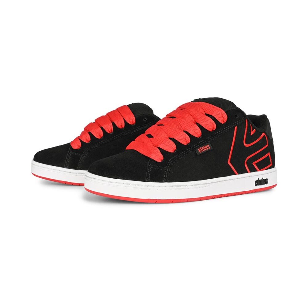 Etnies Fader Skate Shoes - Black/Red