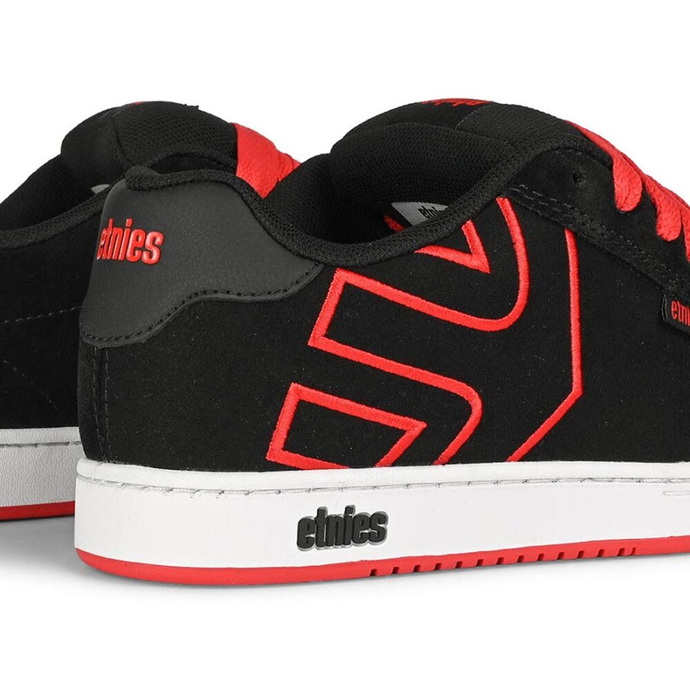 Etnies Fader Skate Shoes - Black/Red