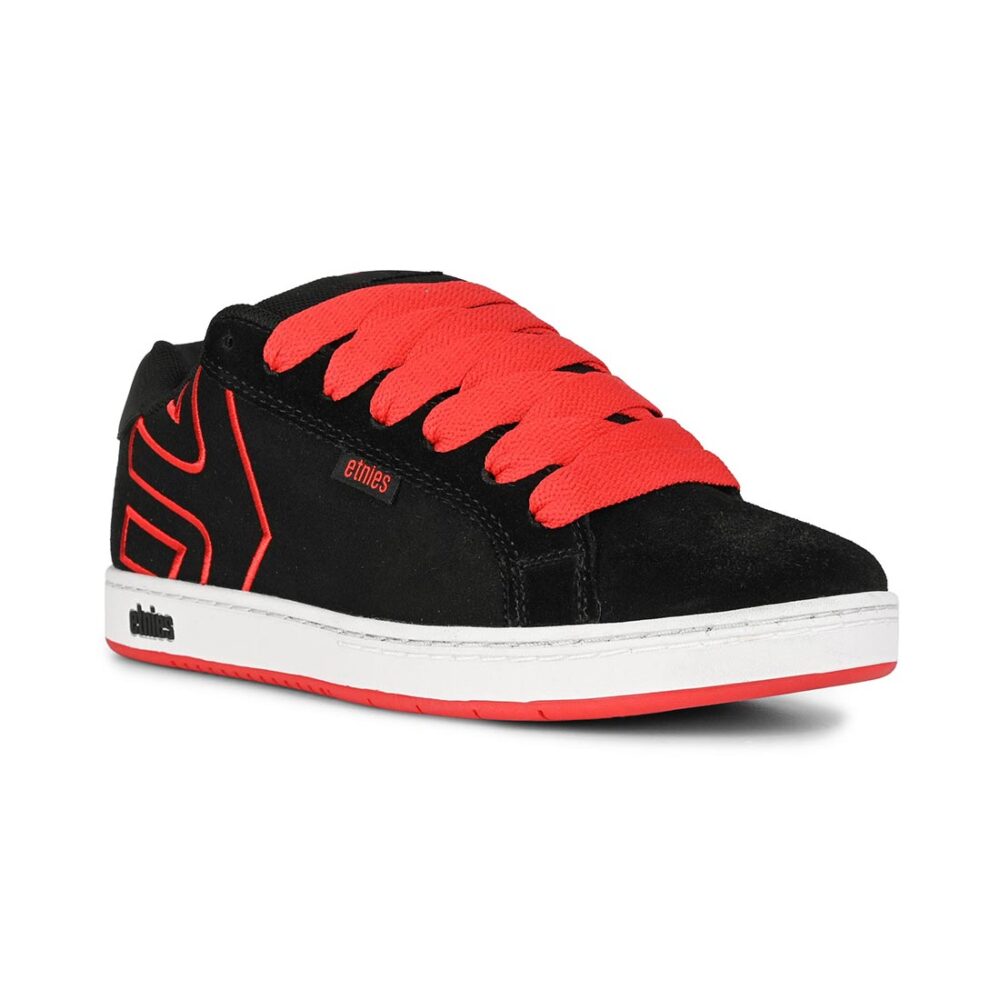 Etnies Fader Skate Shoes - Black/Red