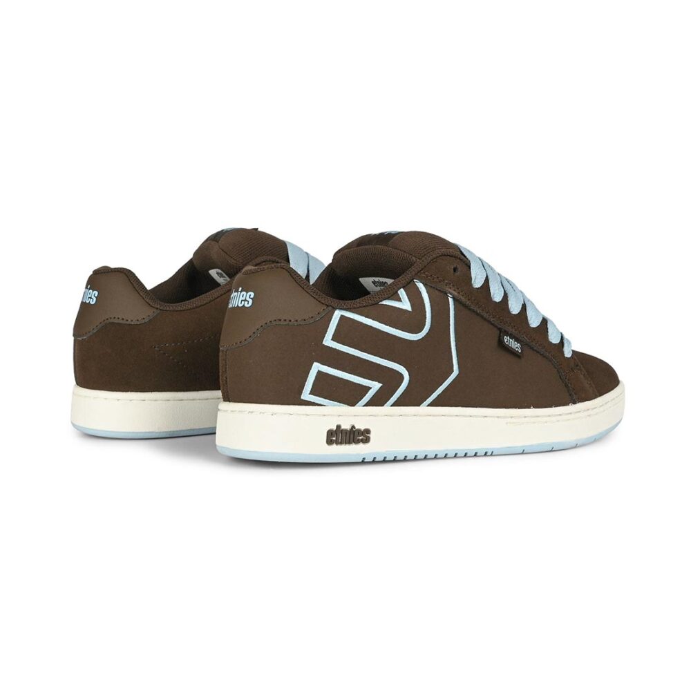 Etnies Fader Skate Shoes - Brown/Blue