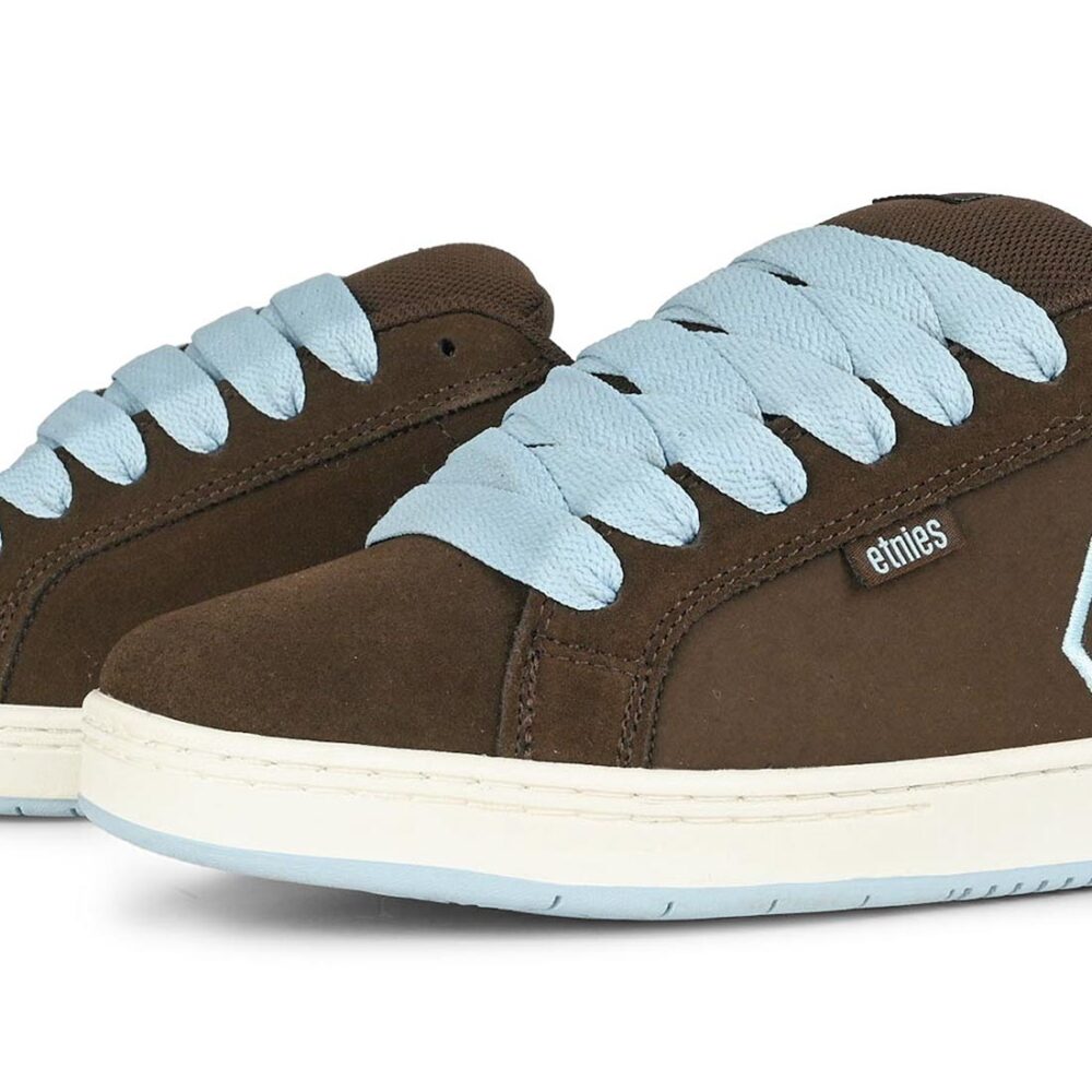 Etnies Fader Skate Shoes - Brown/Blue