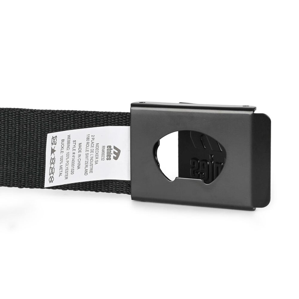 Etnies Icon E Web Belt - Black/Black