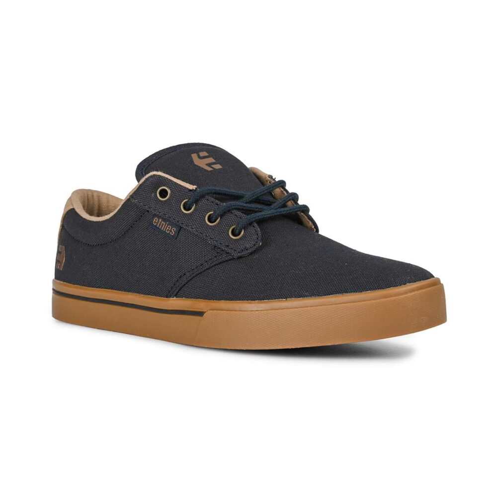 Etnies Jameson 2 Eco Skate Shoes - Navy/Gum/Gold