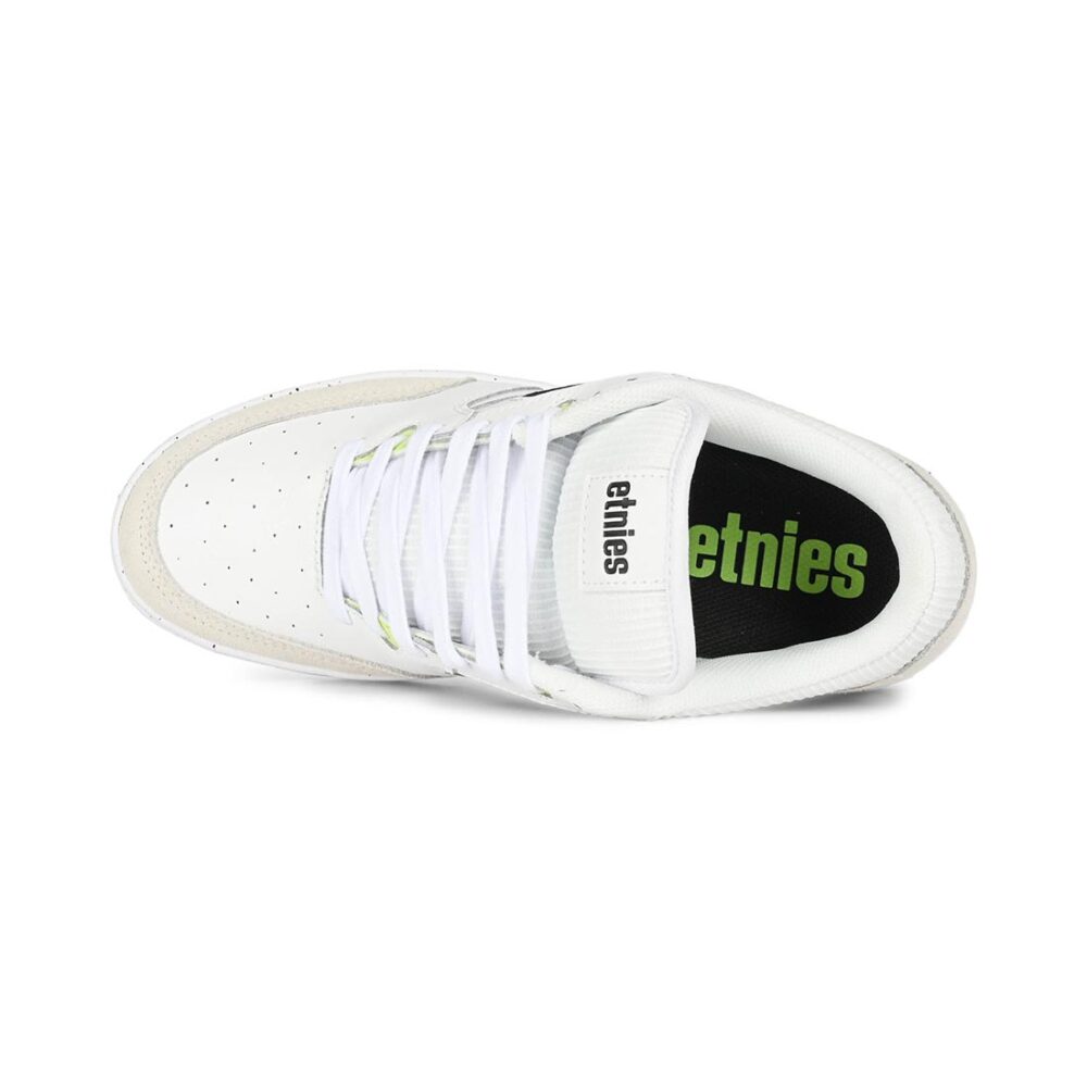 Etnies Loot Skate Shoes - White/Black/Green