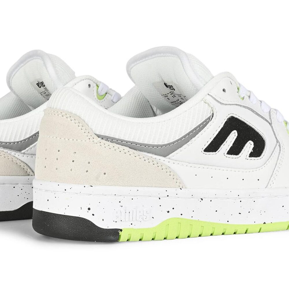 Etnies Loot Skate Shoes - White/Black/Green
