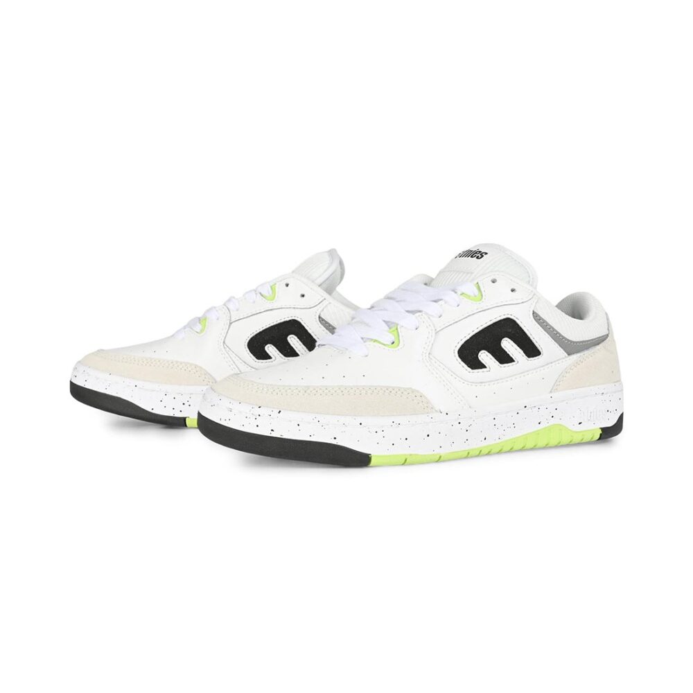 Etnies Loot Skate Shoes - White/Black/Green
