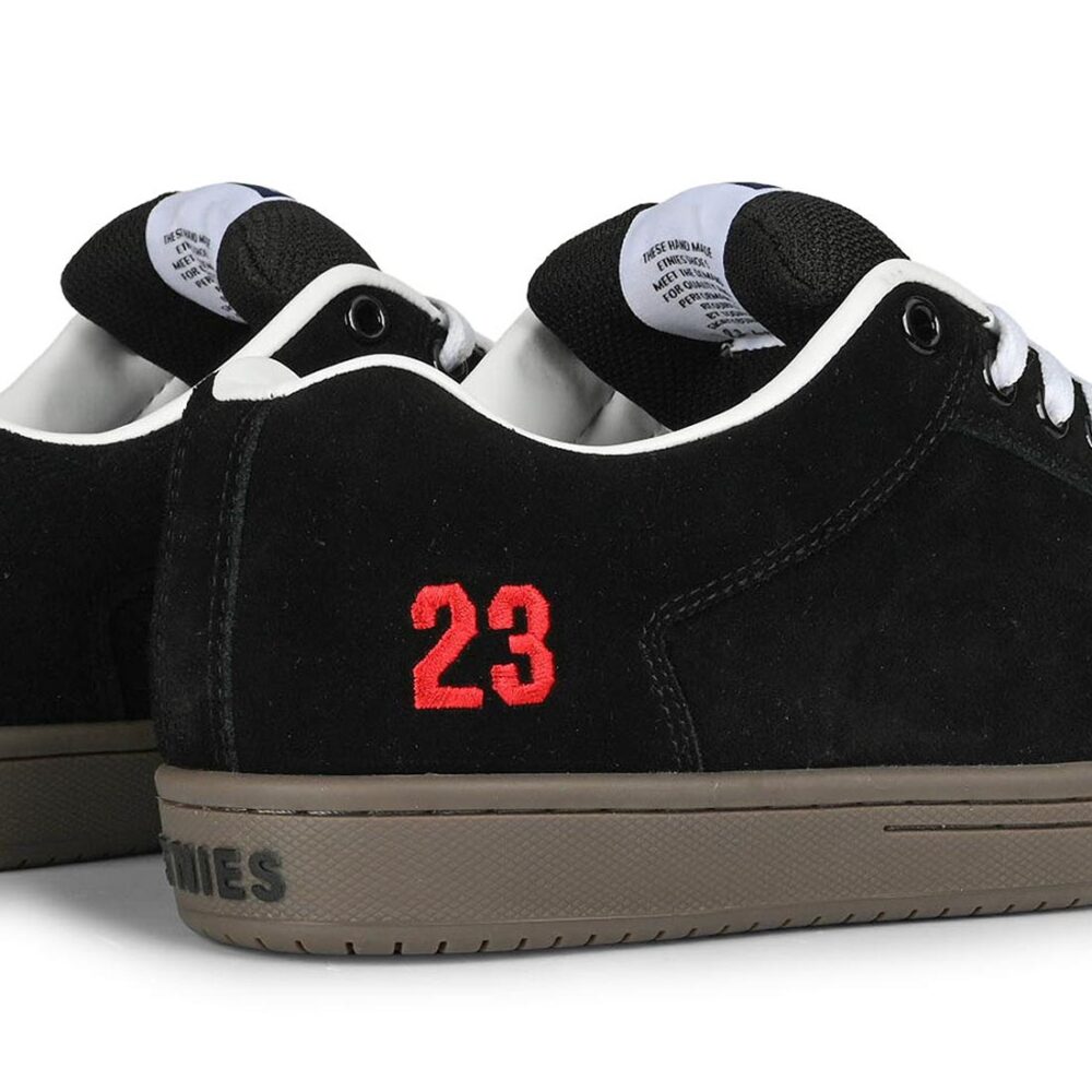 Etnies Sal 23 Skate Shoes - Black/White/Red