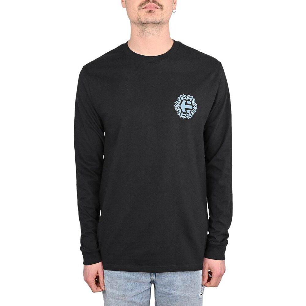 Etnies Snowflake L/S T-Shirt - Black/Blue