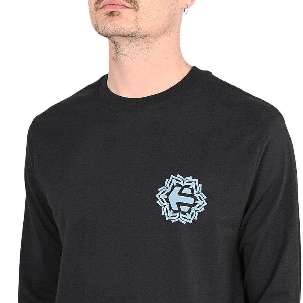 Etnies Snowflake L/S T-Shirt - Black/Blue