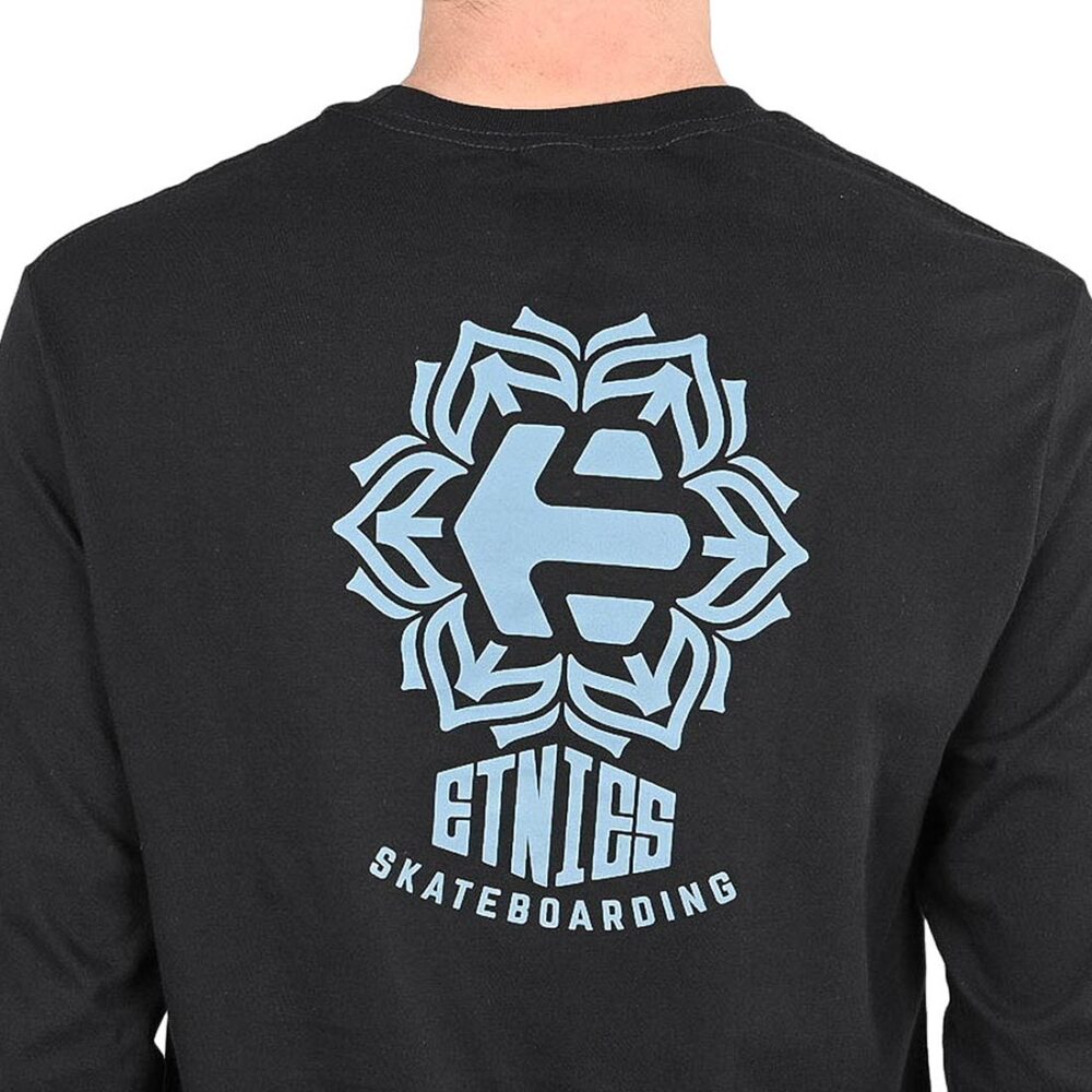 Etnies Snowflake L/S T-Shirt - Black/Blue