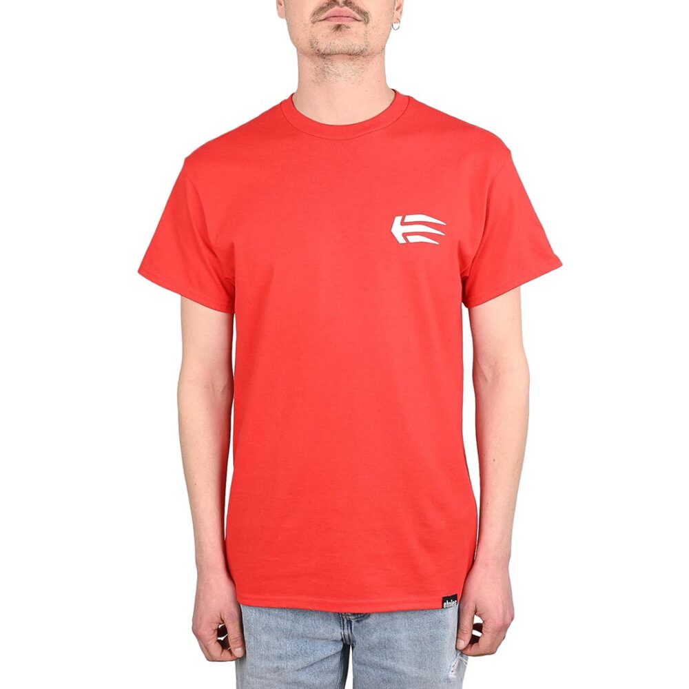 Etnies Wallen S/S T-Shirt - Red/White