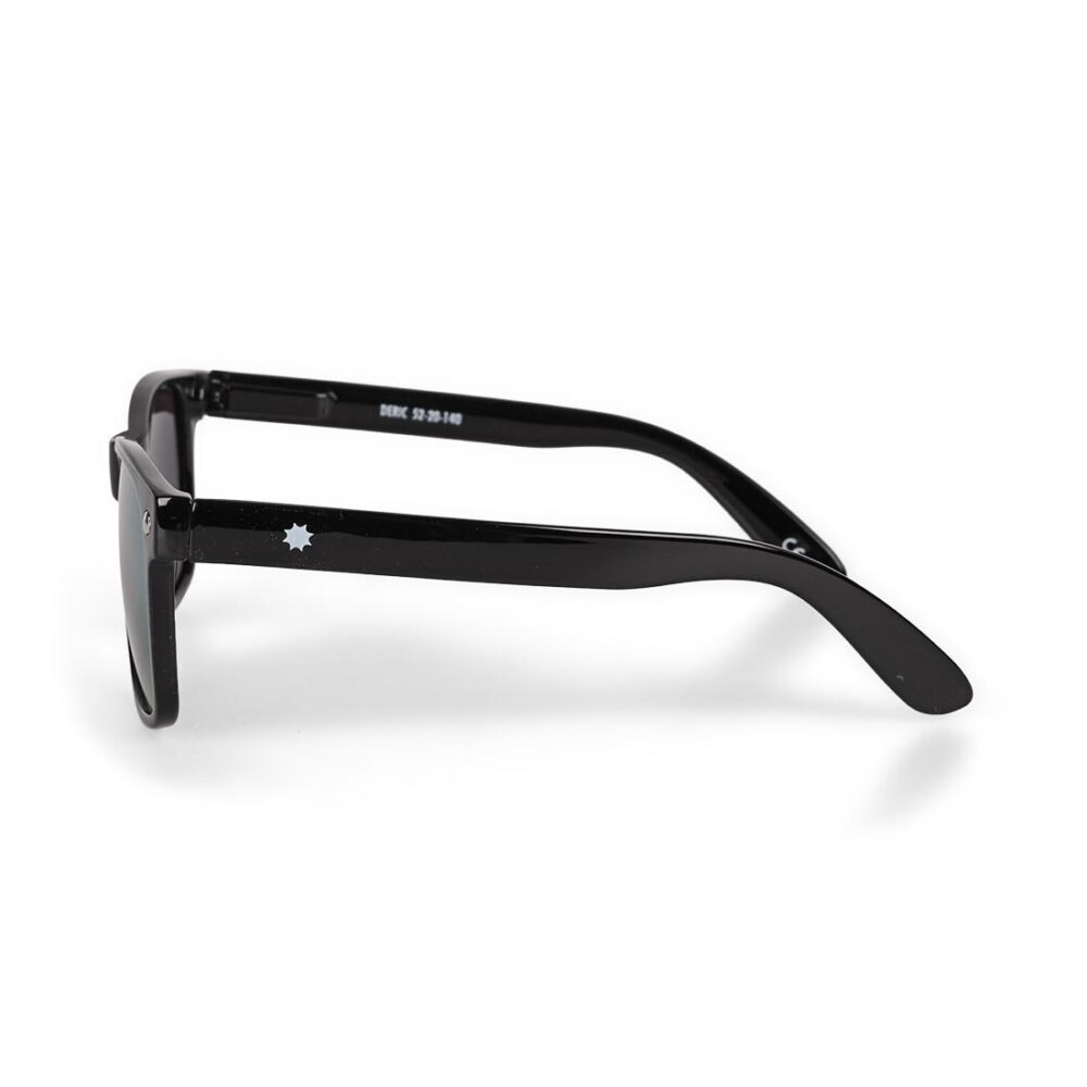 Glassy Eyewear Leonard Polarized Sunglasses - Black/Yellow Mirror