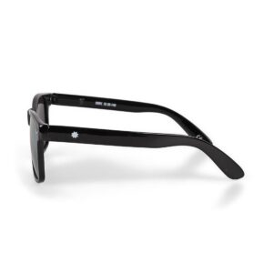 Glassy Eyewear Leonard Polarized Sunglasses - Black/Yellow Mirror