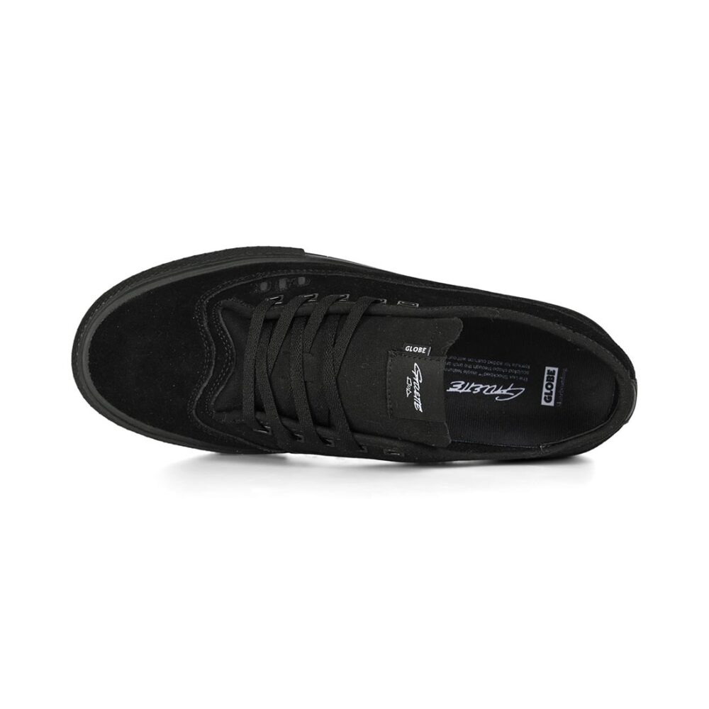 Globe Gillette Skate Shoes - Black/Suede/Black