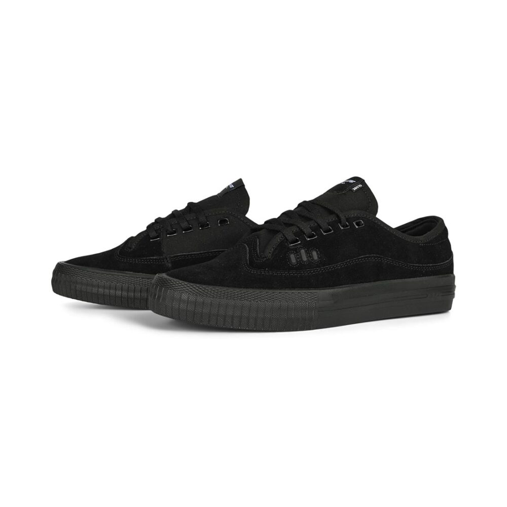 Globe Gillette Skate Shoes - Black/Suede/Black