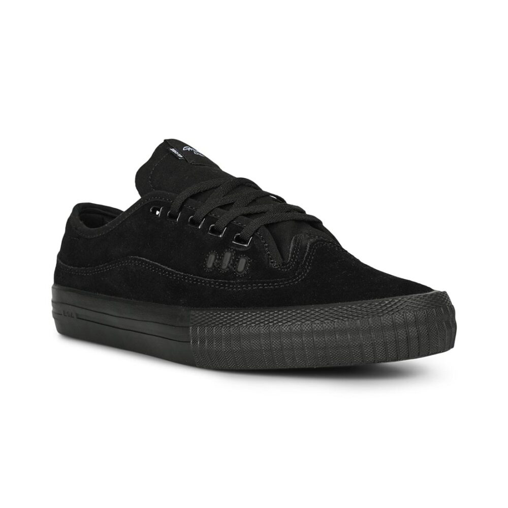 Globe Gillette Skate Shoes - Black/Suede/Black