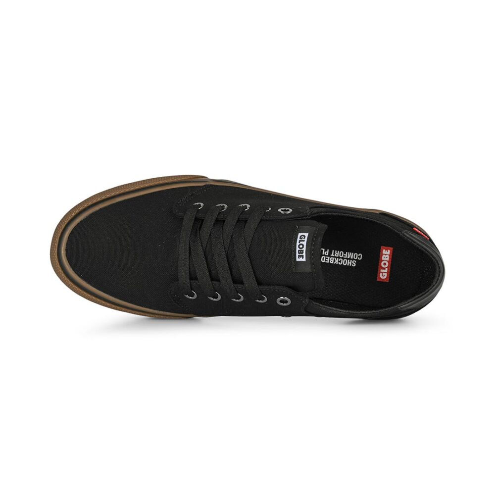 Globe Goodstock Skate Shoes - Black/Gum