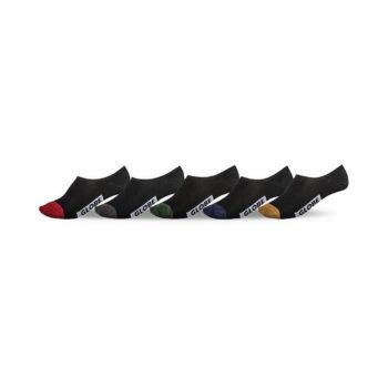 Globe Hilite Invisible Socks 5 Pack - Assorted