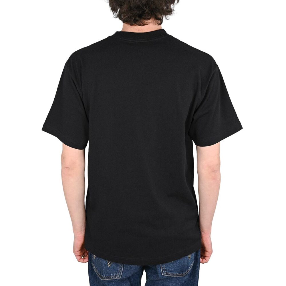 HUF Box Logo Pocket S/S T-Shirt - Black/Black