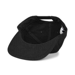 HUF Box Logo Snapback Cap - Black/Black