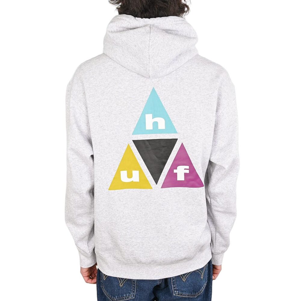 HUF Prism TT Pullover Hoodie - Heather Grey