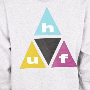 HUF Prism TT Pullover Hoodie - Heather Grey
