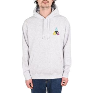 HUF Prism TT Pullover Hoodie - Heather Grey