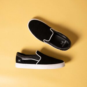 Hours Is Yours Lizard King B1 Slip On Skate Shoes - Black Iguana