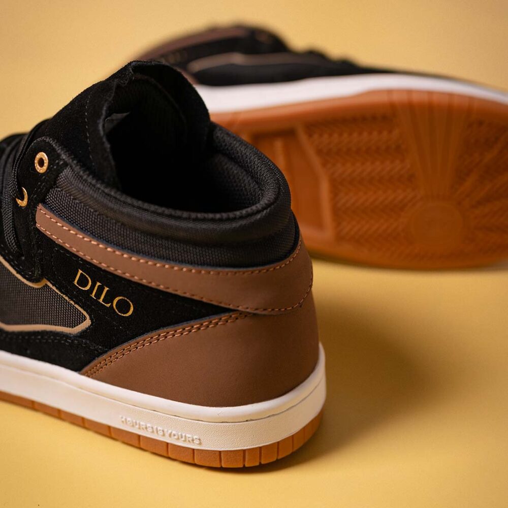 Hours Is Yours Dilo Pro Skate Shoes - Black/Brown
