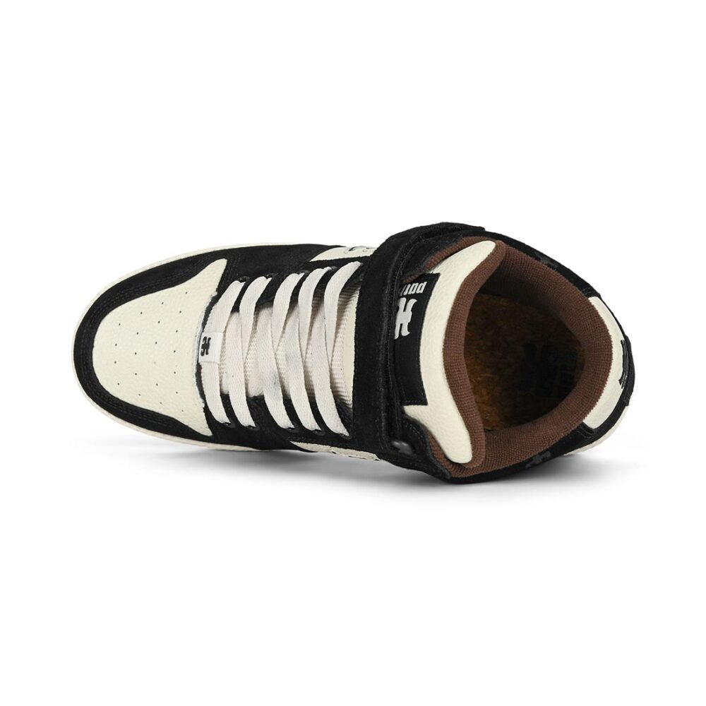 IPATH Grasshopper High-Top Skate Shoes - Black Cream Suede