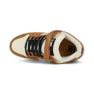 IPATH Grasshopper High-Top Skate Shoes - Brown Cream Suede