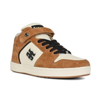 IPATH Grasshopper High-Top Skate Shoes - Brown Cream Suede
