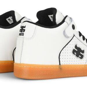 IPATH Grasshopper High-Top Skate Shoes - White Leather
