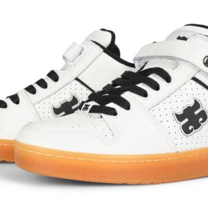 IPATH Grasshopper High-Top Skate Shoes - White Leather