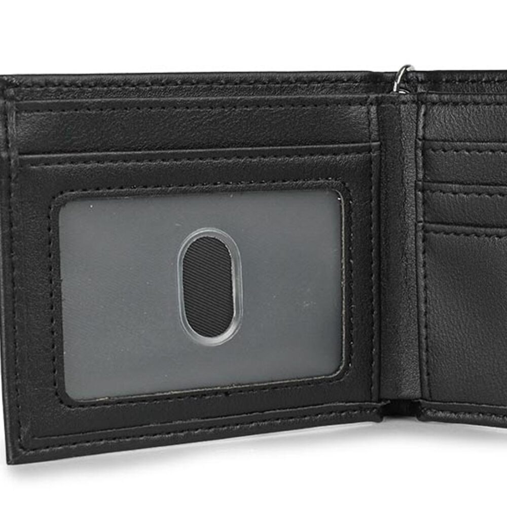 Jacuzzi Unlimited PU Leather Chain Wallet - Black