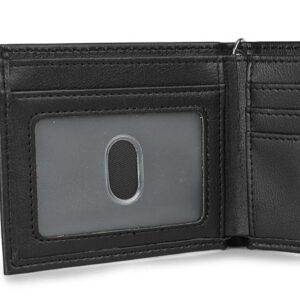 Jacuzzi Unlimited PU Leather Chain Wallet - Black
