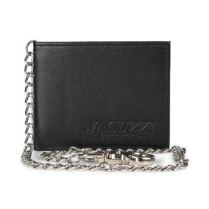 Jacuzzi Unlimited PU Leather Chain Wallet - Black