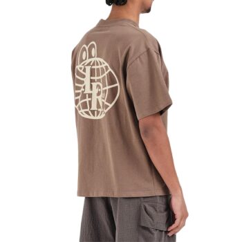 Last Resort Atlas Monogram S/S T-Shirt - Washed Brown/Beige