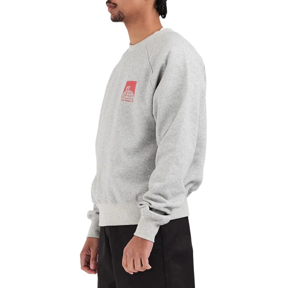 Last Resort Little AB Raglan Pullover Sweater - Grey Melange