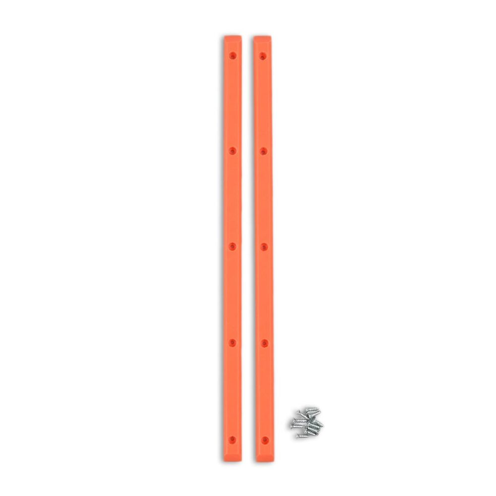 Lil Jawns Standard Skateboard Rails (2 Pack) - Orange