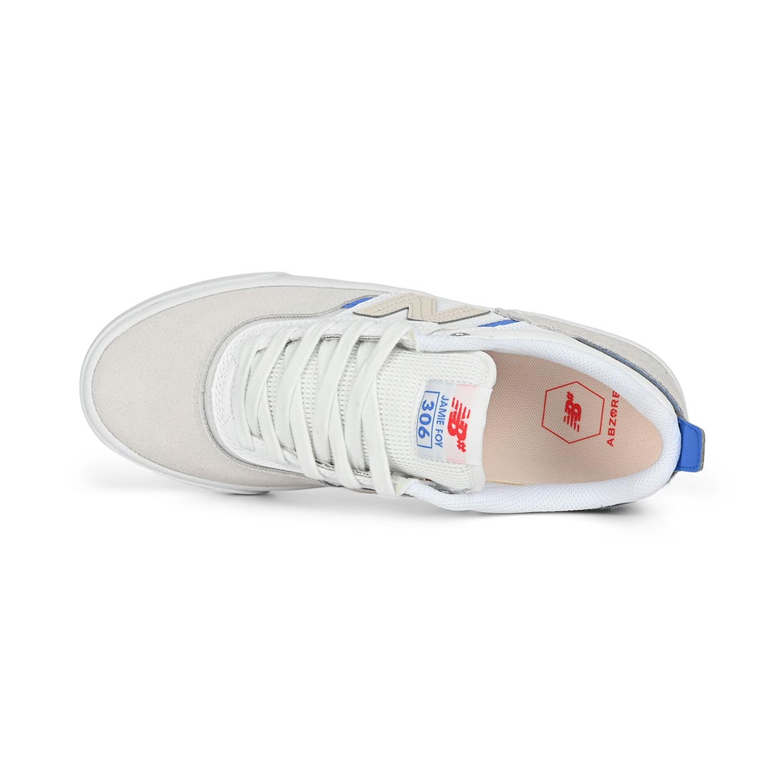 New Balance Numeric 306 Foy Skate Shoes - White/Royal