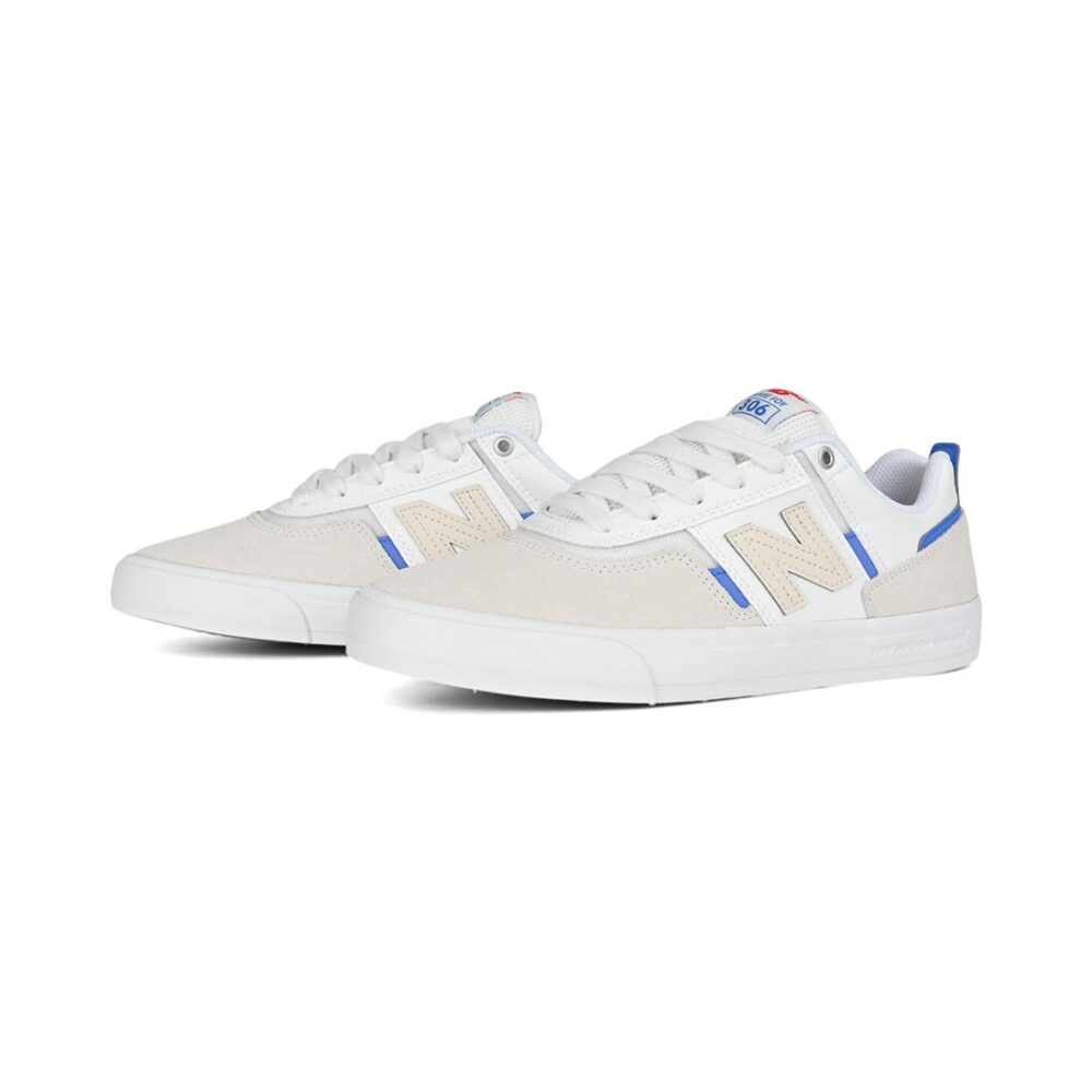 New Balance Numeric 306 Jamie Foy Skate Shoes - White/Royal