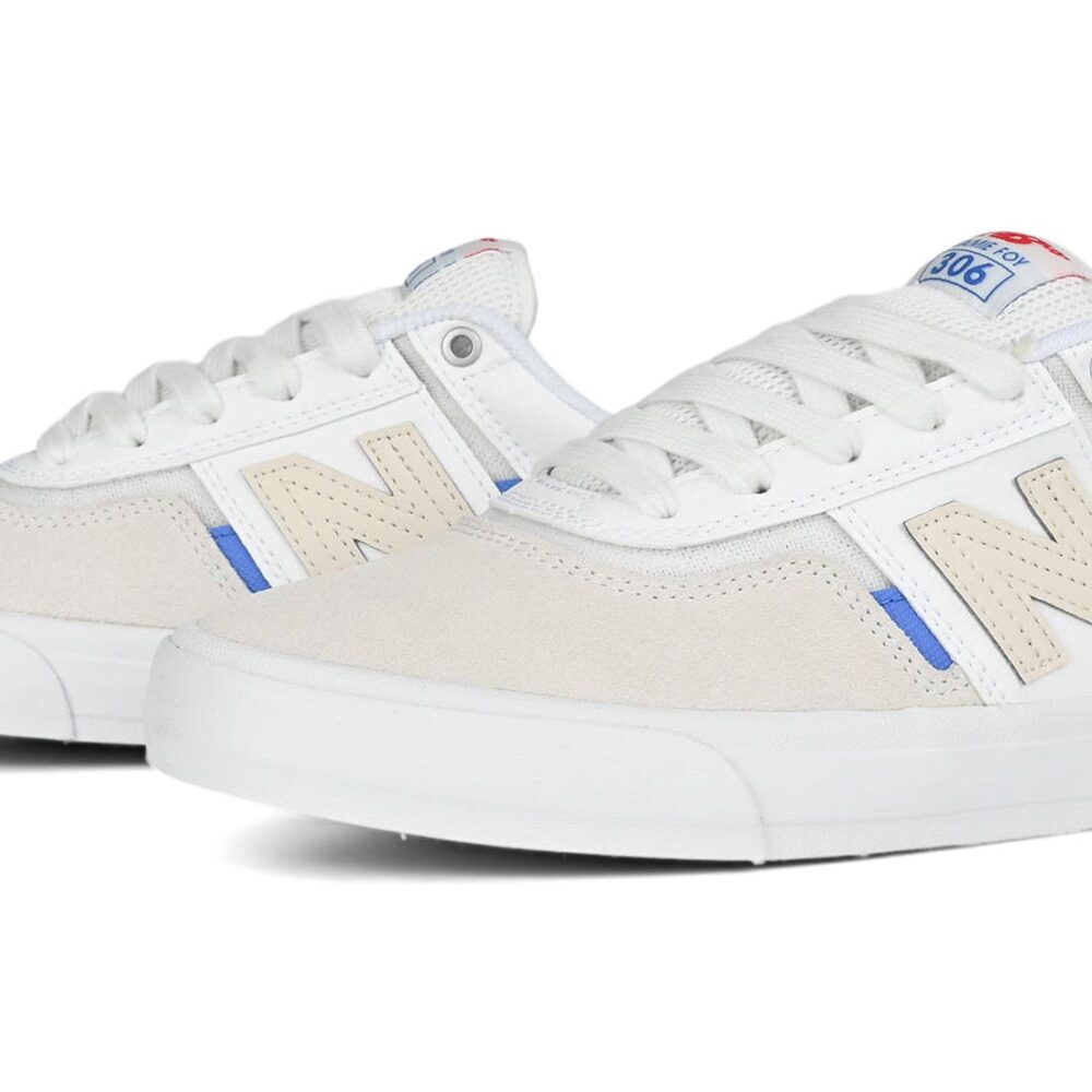 New Balance Numeric 306 Jamie Foy Skate Shoes - White/Royal