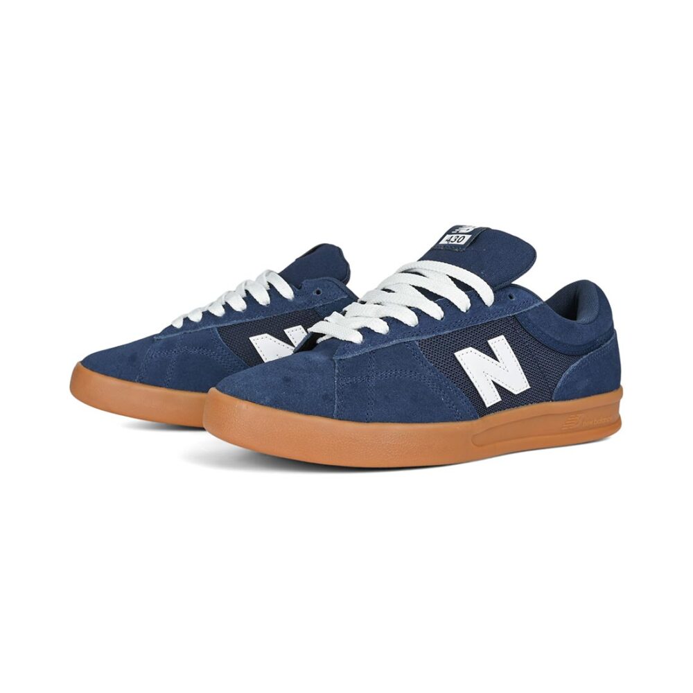 New Balance Numeric 430 Skate Shoes - Navy/White