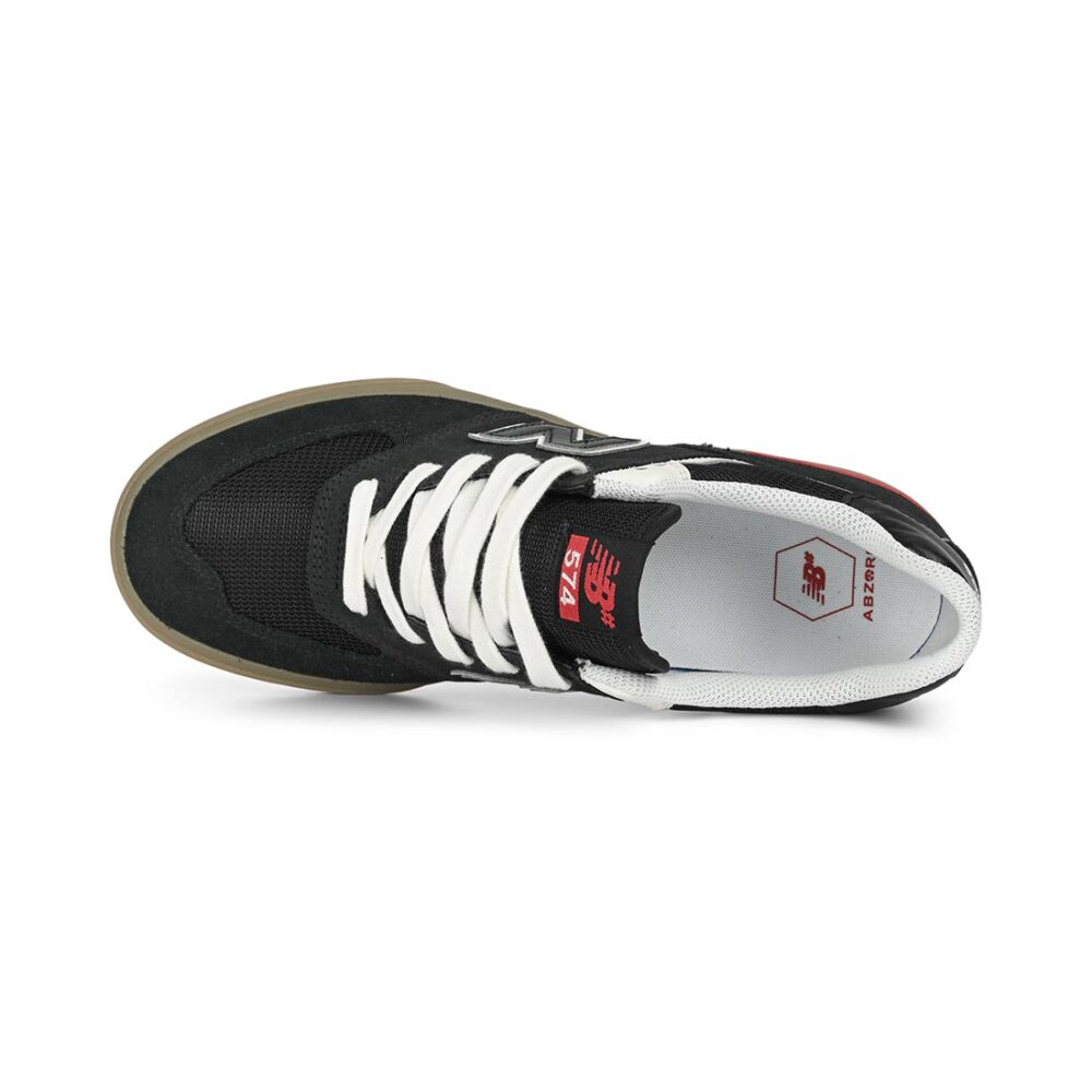 New Balance Numeric 574 Vulc Skate Shoes - Black/Sea Salt