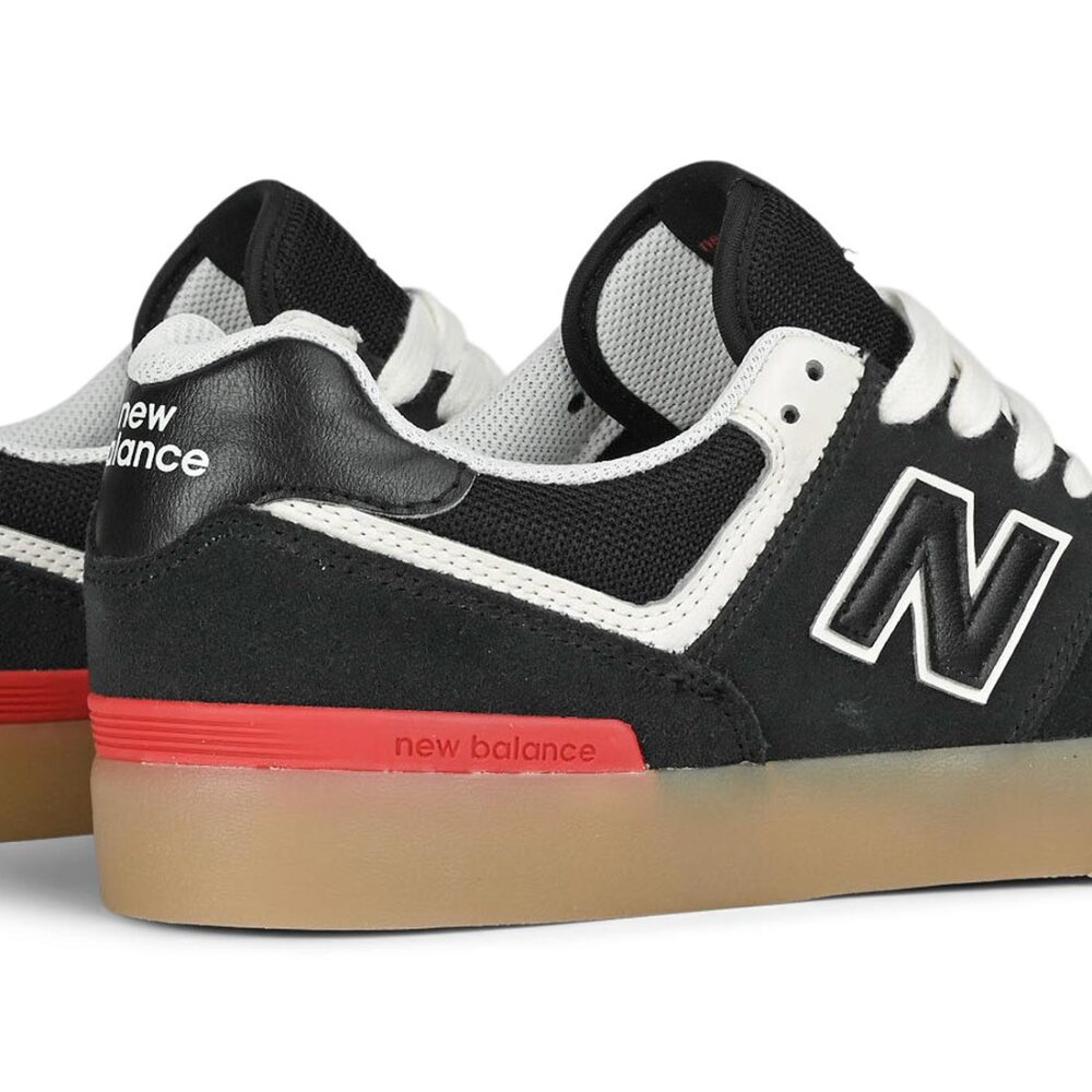 New Balance Numeric 574 Vulc Skate Shoes - Black/Sea Salt