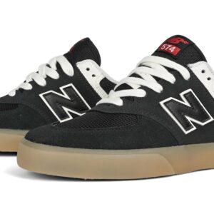 New Balance Numeric 574 Vulc Skate Shoes - Black/Sea Salt