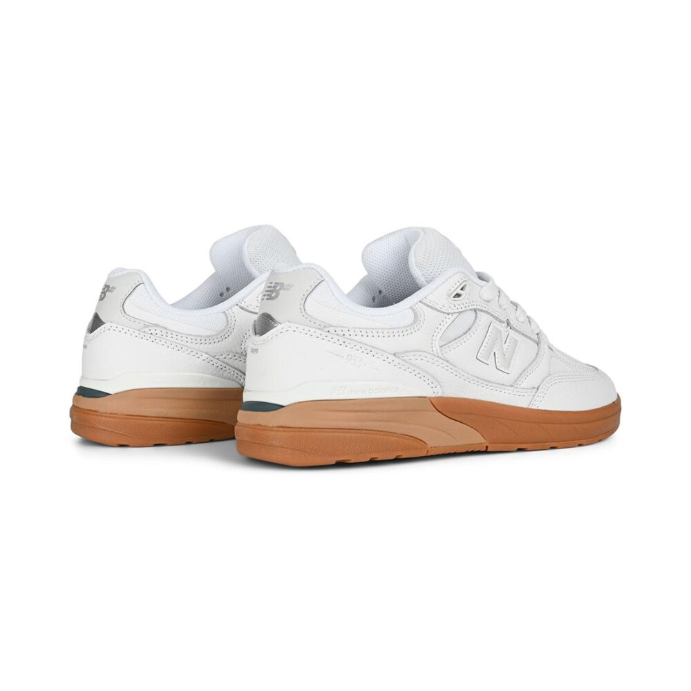 New Balance Numeric Reynolds 933 Skate Shoes - White/Gum