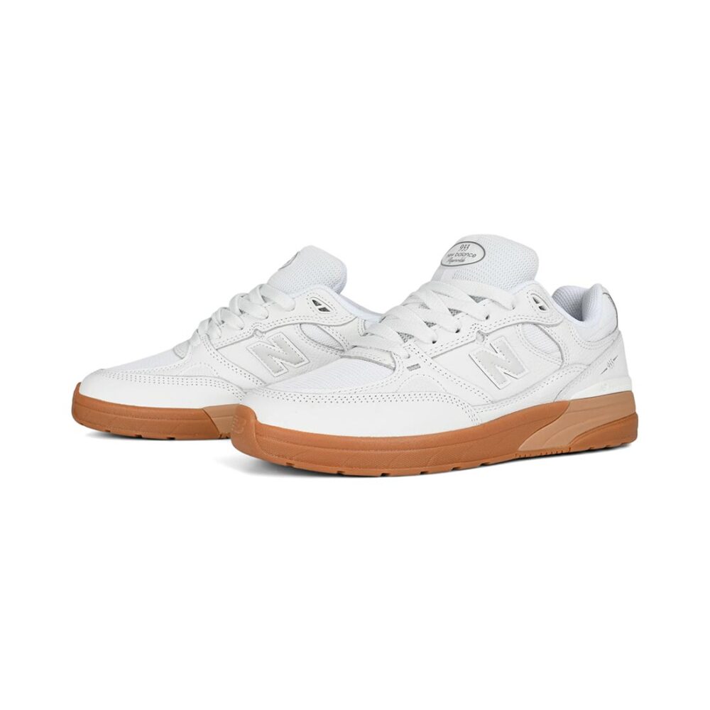 New Balance Numeric Reynolds 933 Skate Shoes - White/Gum